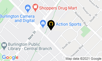 Meuk Corporation in Burlington map