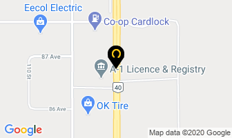 Mga General Contractors Ltd in Grande Prairie map