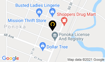 Mi Casa Imports in Midland map