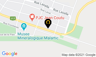 Miaf Informatique in Malartic map