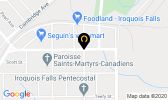Michelle Magic Scissors in Iroquois Falls map