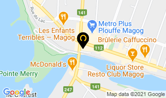 Microbrasserie La Memphr&eacute; in Magog map