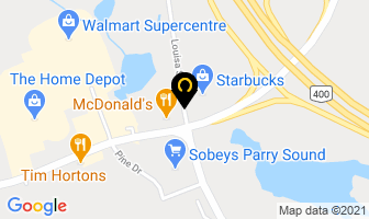 Microtel Parry Sound in Parry Sound map