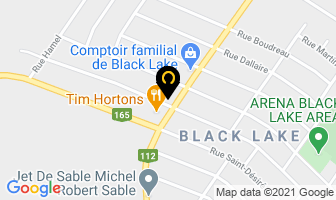 Microzone in Thetford Mines map