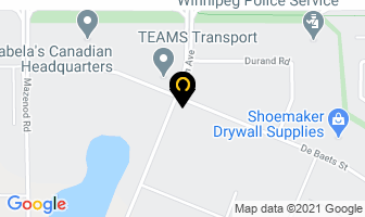 Mid West Packaging Limited in Winnipeg map