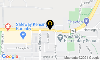 Midas Auto Service & Tires in Burnaby map