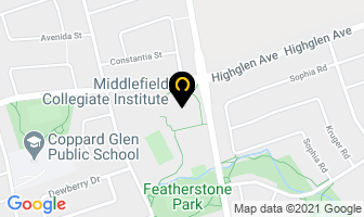 Middlefield Collegiate Institute in Markham map