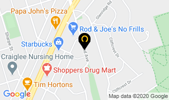 Midland Gardens in Scarborough map