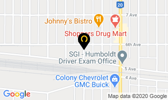 Midland Glass Ltd in Humboldt map