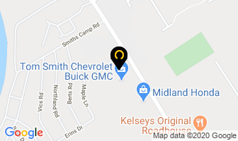 Midland Toyota in St. Catharines map