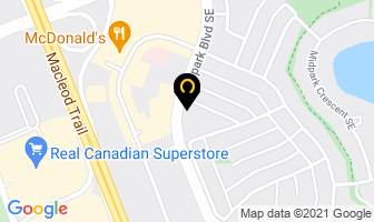 Midpark Christian Assembly in Calgary map