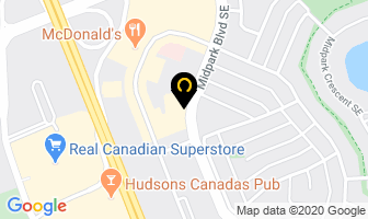 Midpark Court in Calgary map