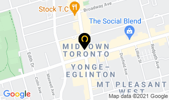 Midtown Family Chiropractic Centre in Toronto map