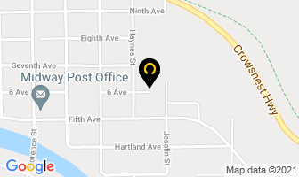 Midway Medical Clinic in Midway map