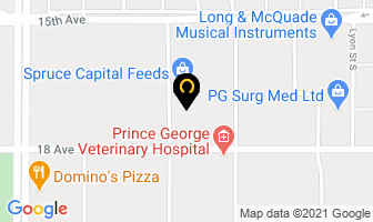 Midway Purnel Sanitary Supply in Prince George map