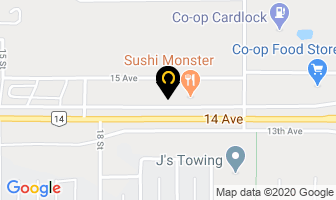 Midwest Auto Supply Wainwright in Wainwright map