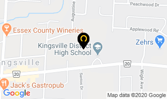 Migration Hall in Kingsville map