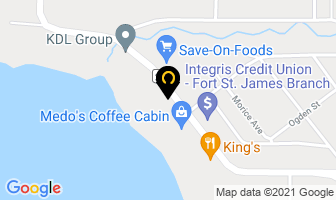 Miguel's Pizza in Bulkley-nechako C map