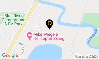 Mike Wiegele Helicopter Skiing in Blue River map