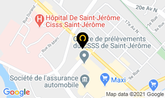 Mikes in Saint-Jérôme map