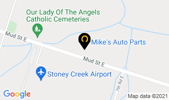 Mike's Auto Parts in Hamilton map