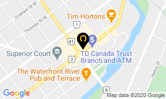 Miladys Lace Inc in Napanee map
