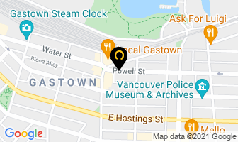 Milano Boutique Coffee Roasters in Vancouver map