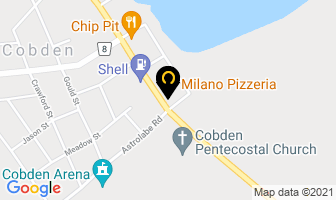 Milano Pizzeria in Cobden map