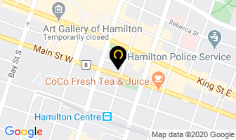 Mile Tailor in Hamilton map