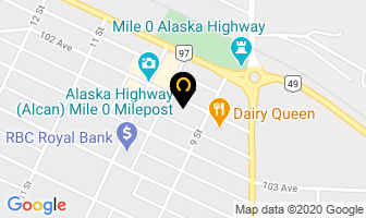 Mile Zero Apartment Hotel in Dawson Creek map