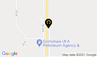 Mile Zero Family Restaurant Ltd in Grimshaw map