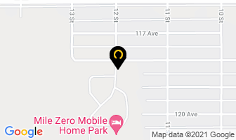 Mile Zero Mobile Home Park in Dawson Creek map