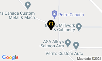 Milestone Fabrication Ltd in Salmon Arm map