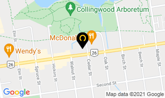 Milestone Motel in Collingwood map