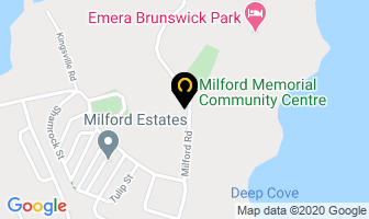 Milford Memorial Community Centre in Saint John map