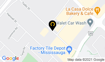 Milgrom & Associates in Mississauga map