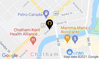 Milkovic H Dr in Brownsburg-Chatham map