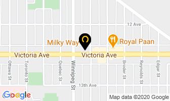 Milky Way Ice Cream in Regina map