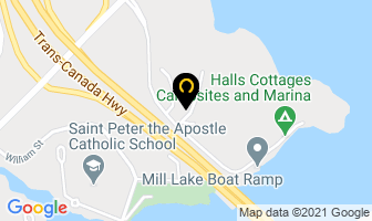 Mill Lake Stone Quarry in Parry Sound map
