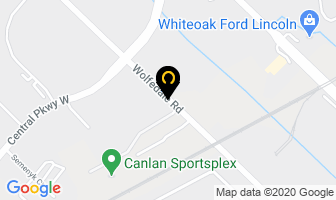 Millennium Auto Repairs in Mississauga map
