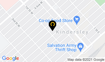 Millennium Land Ltd in Kindersley map