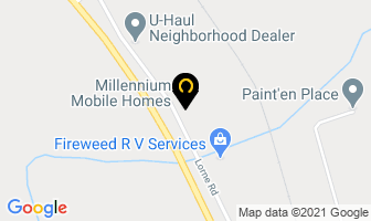 Millennium Mobile Homes in Whitehorse map