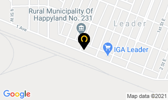 Miller Auto Tech Ltd in Leader map