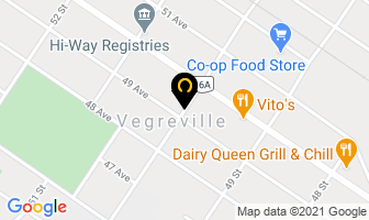 Miller Colette A Professional Corp in Vegreville map