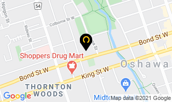 Miller David R Dr in Oshawa map