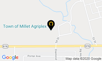 Millet Agriplex Community Hall in Millet map