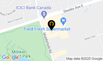 Milliken Medical Centre in Markham map