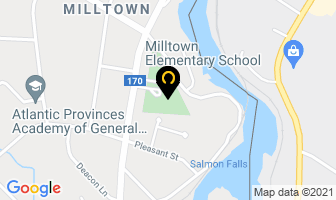 Milltown Elementary School in Saint Stephen map
