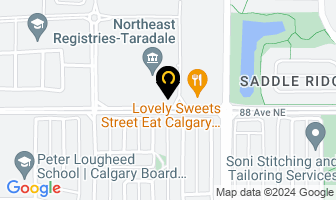 Millwoods Travels in Calgary map