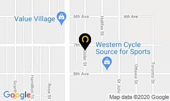 Milne's Moving & Storage Ltd in Regina map